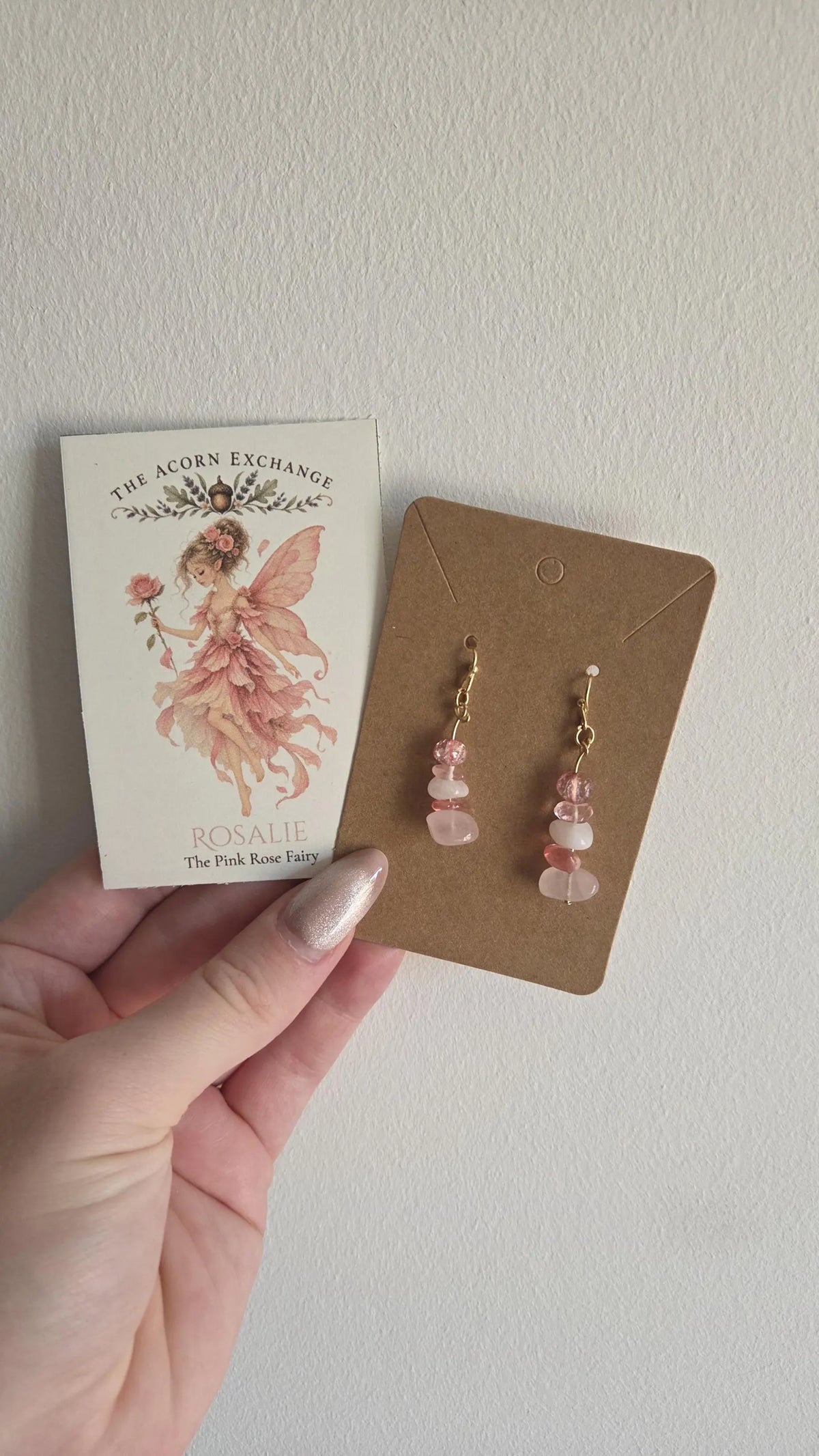 Rosalie's Rose Quartz Earrings