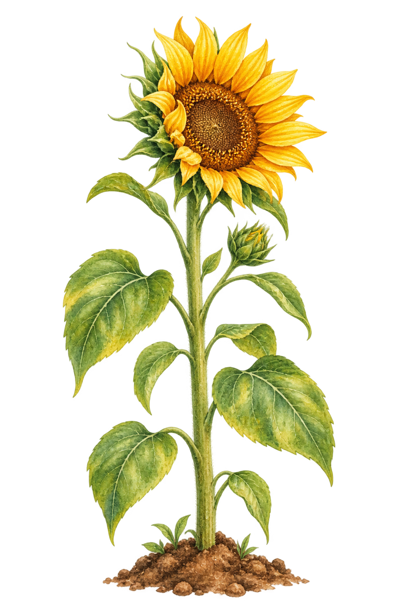 Tall sunflower
