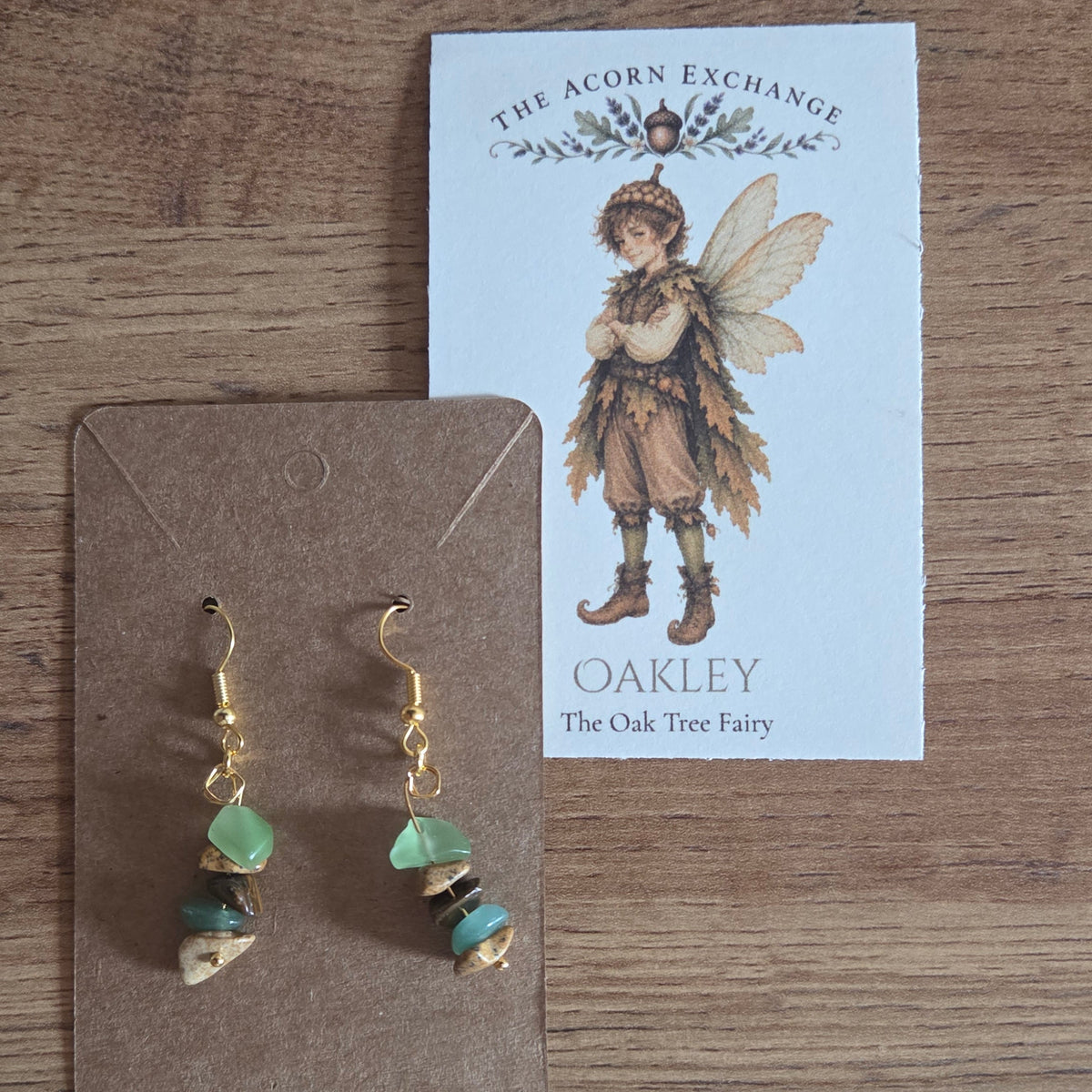Oakley Gemstone Drop Earrings